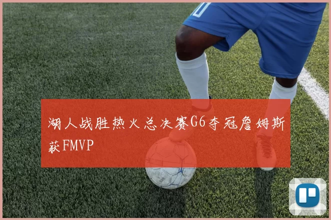 湖人战胜热火总决赛G6夺冠詹姆斯获FMVP