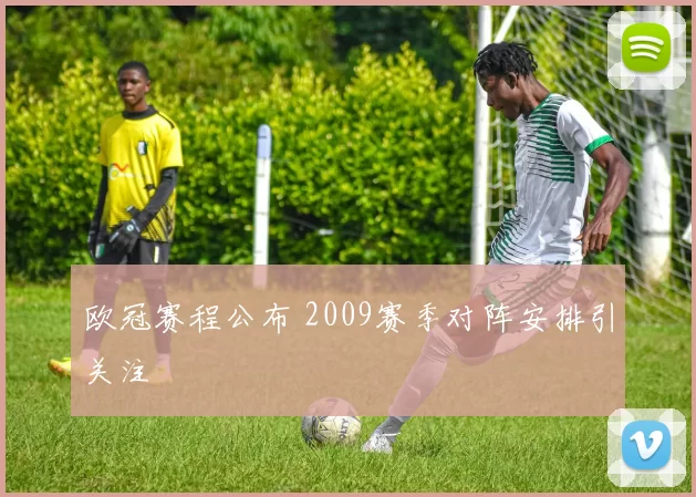 欧冠赛程公布 2009赛季对阵安排引关注