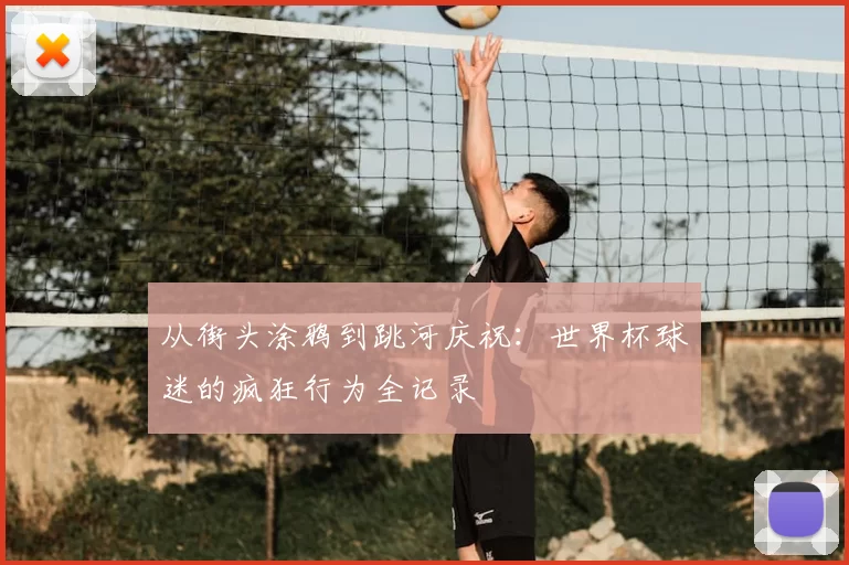 从街头涂鸦到跳河庆祝:世界杯球迷的疯狂行为全记录