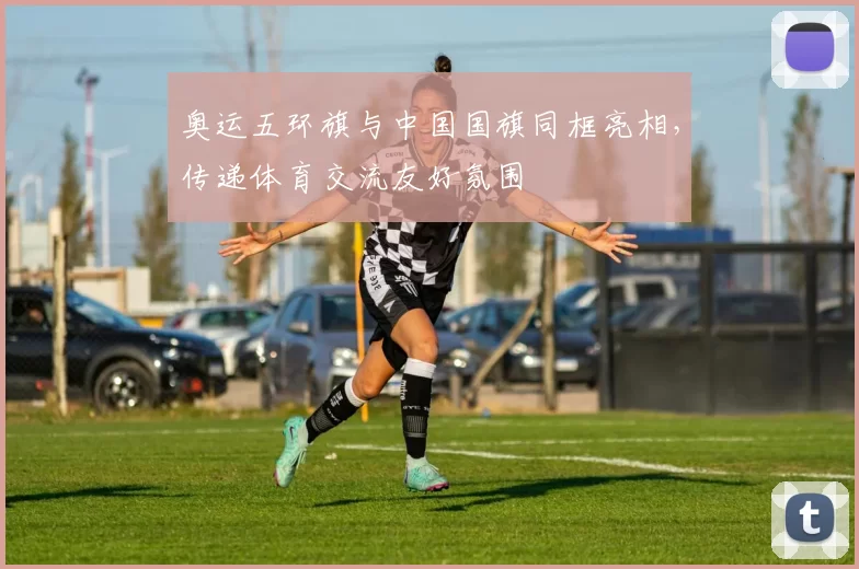 奥运五环旗与中国国旗同框亮相，传递体育交流友好氛围