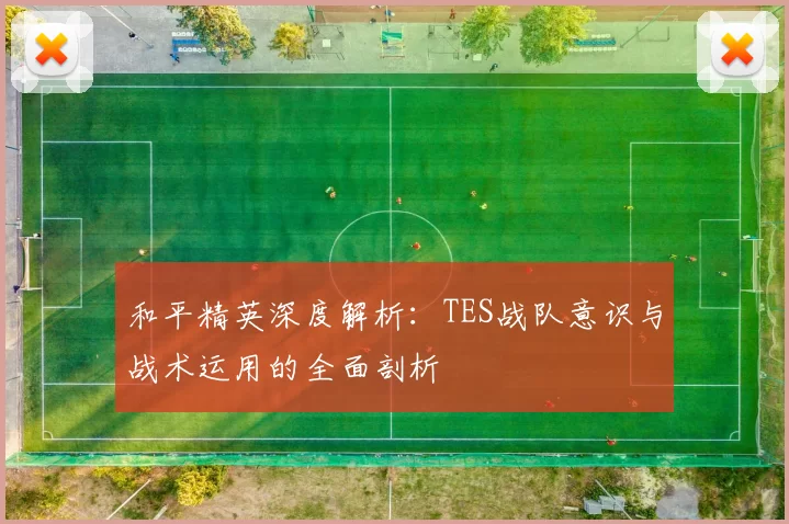 和平精英深度解析：TES战队意识与战术运用的全面剖析